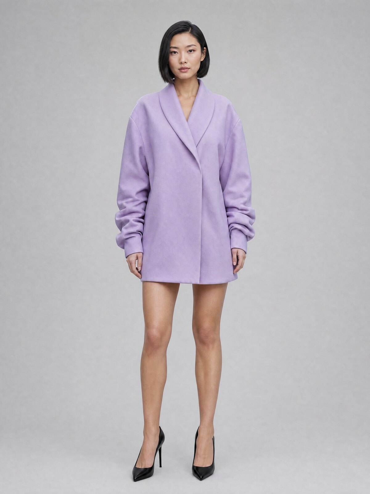 Mei wearing the Colette Blazer